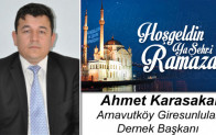 Ahmet Karasakal’ın Ramazan Ayı Mesajı