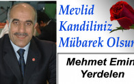 Mehmet Emin Yerdelen’in Mevlid Kandili Mesajı