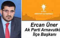 Ak Parti Arnavutköy İlçe Başkanı Ercan Üner’in Yeni Yıl Mesajı