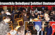 Arnavutköy Belediyesi Şehitleri Unutmadı
