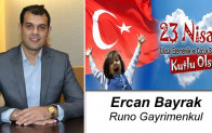 Ercan Bayrak’ın 23 Nisan Ulusal Egemenlik ve Çocuk Bayramı Mesajı