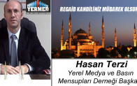 YERMED Başkanı Hasan Terzi’nin Regaib Kandili Mesajı