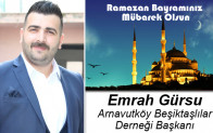 Emrah Gürsu’nun Ramazan Bayramı Mesajı