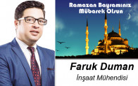 Faruk Duman’ın Ramazan Bayramı Mesajı