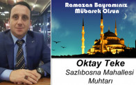 Oktay Teke’nin Ramazan Bayramı Mesajı