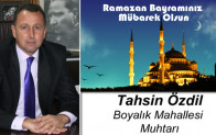 Tahsin Özdil’in Ramazan Bayramı Mesajı