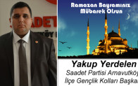 Yakup Yerdelen’in Ramazan Bayramı Mesajı