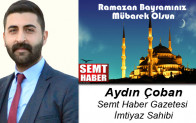 Aydın Çoban’ın Ramazan Bayramı Mesajı