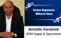 Bahattin Karabalık’ın Kurban Bayramı Mesajı