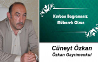 Cüneyt Özkan’ın Kurban Bayramı Mesajı