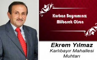 Ekrem Yılmaz’ın Kurban Bayramı Mesajı