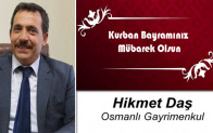 Hikmet Daş’ın Kurban Bayramı Mesajı