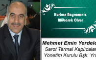 Mehmet Emin Yerdelen’in Kurban Bayramı Mesajı