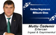 Mutlu Özdemir’in Kurban Bayramı Mesajı