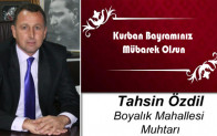 Tahsin Özdil’in Kurban Bayramı Mesajı