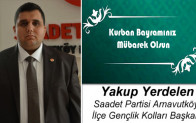 Yakup Yerdelen’in Kurban Bayramı Mesajı