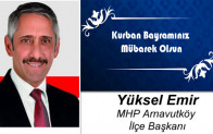 Yüksel Emir’in Kurban Bayramı Mesajı