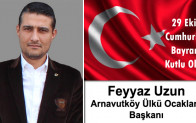 Feyyaz Uzun’un Cumhuriyet Bayramı Mesajı