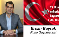 Ercan Bayrak’ın Cumhuriyet Bayramı Mesajı