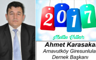 Ahmet Karasakal’ın Yeni Yıl Mesajı