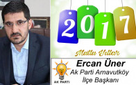 Ercan Üner’in Yeni Yıl Mesajı