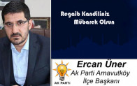 Ercan Üner’in Regaib Kandili Mesajı