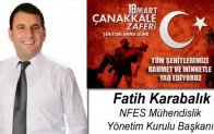 Fatih Karabalık’ın Çanakkale Zaferi ve Şehitleri Anma Günü Mesajı