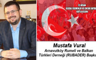 Mustafa Vural’ın 23 Nisan Ulusal Egemenlik ve Çocuk Bayramı Mesajı