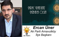 Ercan Üner’in Miraç Kandili Mesajı