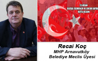 Recai Koç’un 23 Nisan Ulusal Egemenlik ve Çocuk Bayramı Mesajı