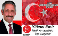 Yüksel Emir’in 23 Nisan Ulusal Egemenlik ve Çocuk Bayramı Mesajı