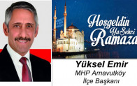 Yüksel Emir’in Ramazan Ayı Mesajı