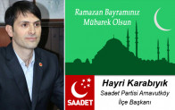 Hayri Karabıyık’ın Ramazan Bayramı Mesajı