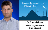 Orhan Güner’in Ramazan Bayramı Mesajı