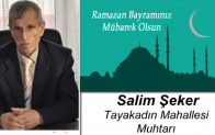 Salim Şeker’in Ramazan Bayramı Mesajı