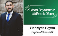 Bahtiyar Ergün’ün Kurban Bayramı Mesajı