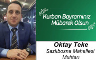 Oktay Teke’nin Kurban Bayramı Mesajı