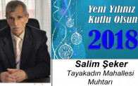 Salim Şeker’in Yeni Yıl Mesajı