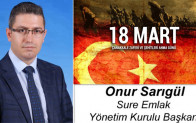Onur Sarıgül’ün Çanakkale Zaferi ve Şehitleri Anma Günü Mesajı