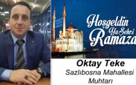 Oktay Teke’nin Ramazan Ayı Mesajı