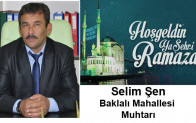 Selim Şen’in Ramazan Ayı Mesajı