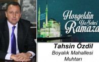 Tahsin Özdil’in Ramazan Ayı Mesajı