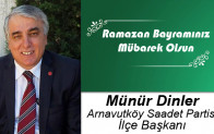 Münür Dinler’in Ramazan Bayramı Mesajı