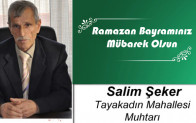 Salim Şeker’in Ramazan Bayramı Mesajı