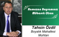 Tahsin Özdil’in Ramazan Bayramı Mesajı