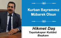 Hikmet Daş’ın Kurban Bayramı Mesajı