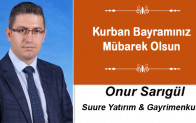 Onur Sarıgül’ün Kurban Bayramı Mesajı