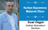 Suat Özgür’ün Kurban Bayramı Mesajı