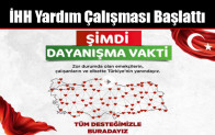 İHH Yardım Çalışması Başlattı