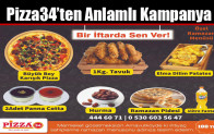 Pizza34’ten Anlamlı Kampanya: “Bir İftarda Sen Ver!”